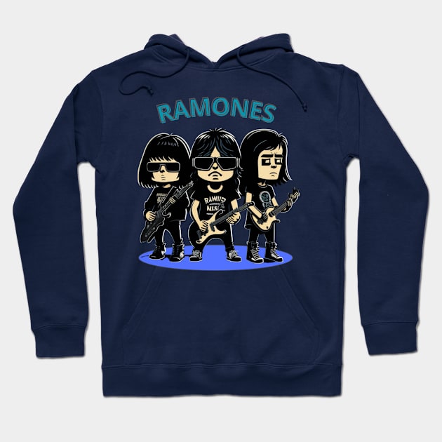 Funny Ramones Hoodie by Katab_Marbun